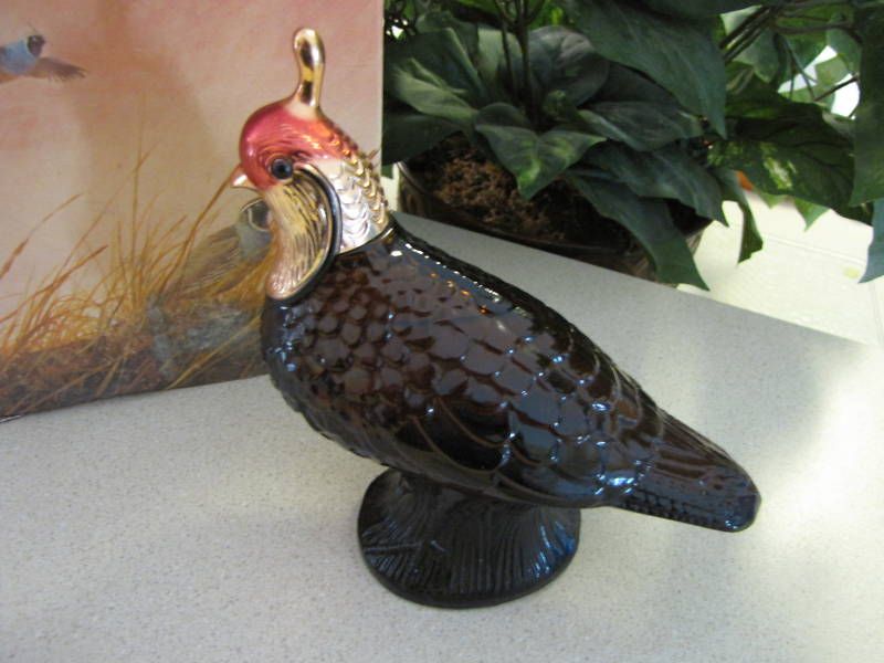 Avon Bird Quail Dacanter Collectible Bottle  