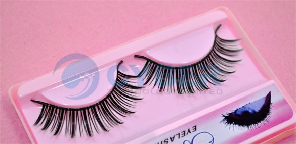 10 Pair Natural Long False Eyelashes Eyelash Eye Lashes Makeup + Glue