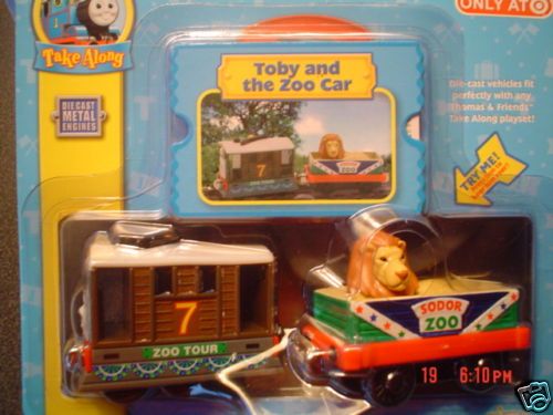 Take Along Thomas TOBY ZOO LION CAR take n play compat  