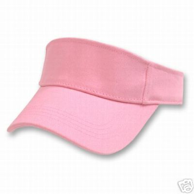 PINK GOLF TENNIS SPORTS VISOR VISORS CAP CAPS HAT  