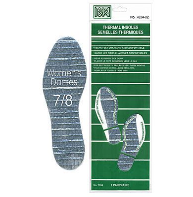 Womens Shoe 7/8 comfortable soft warm Thermal INSOLES  