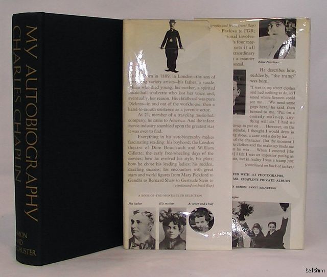 My Autobiography ~ Charles Chaplin ~ Charlie Chaplin ~ 1st/1st ~ 1964 