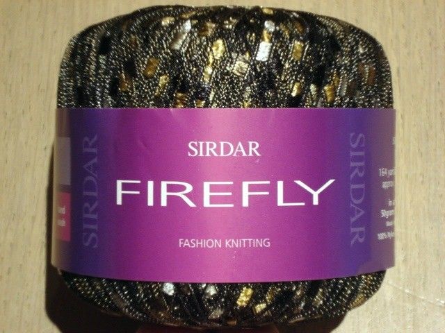 SIRDAR FIREFLY / FIREFLY METALLIC FASHION LADDER YARN 50g   FREE UK p 