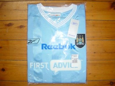 MANCHESTER CITY 03/04 REEBOK BNWT HOME SHIRT JERSEY LARGE  