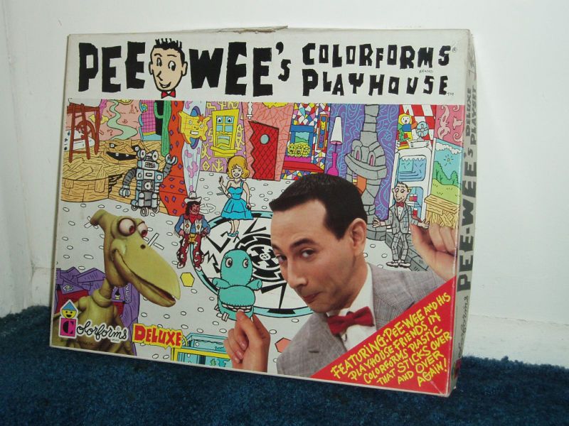 PEEWEE HERMAN Doll PeeWees PlayHouse COLORFORMS RARE  