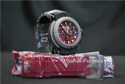 MENS COALITION FORCES PISTOL CHRONOGRAPH TITANIUM BRACELET WITH EXTRA 