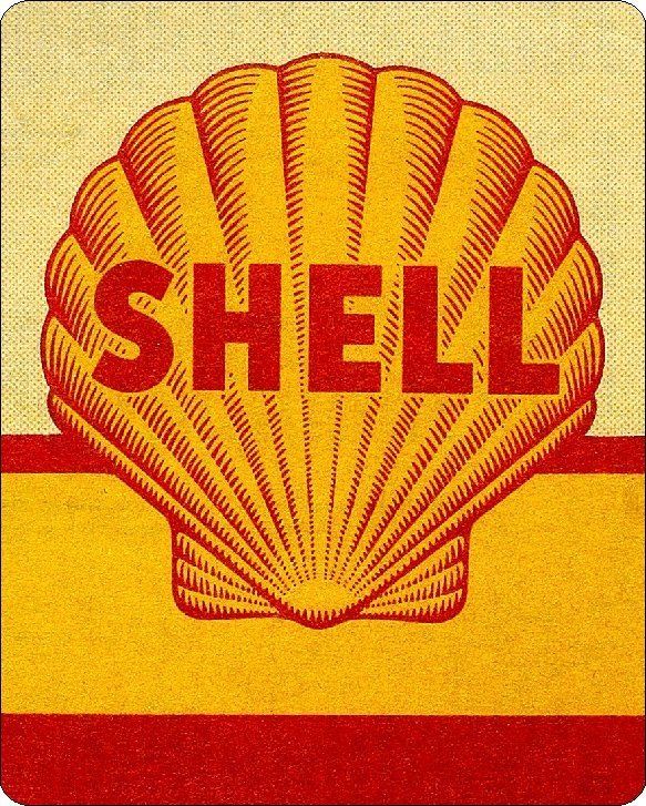 Shell Oil 40s large metal replica nostalgic sign 15x19  