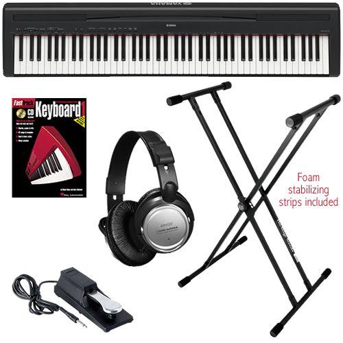 Yamaha P95 P 95 Digital Piano KEY ESSENTIALS BUNDLE 086792939407 