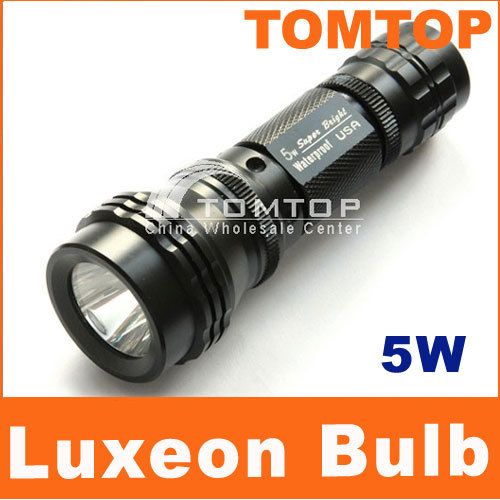 5W LED Flashlight Torch Waterproof Lamp Camping  