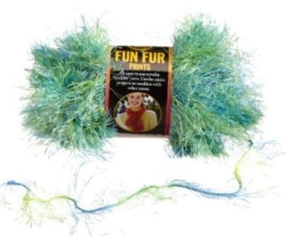 This fun yarn is an easy to use novelty eyelash yarn. Can be used 