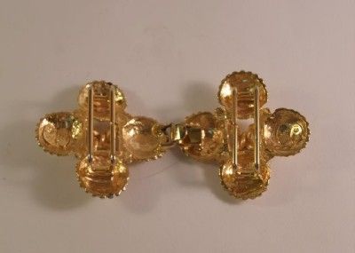 Vintage 1975 Mimi di N Belt Buckle Goldtone Sea Shells  