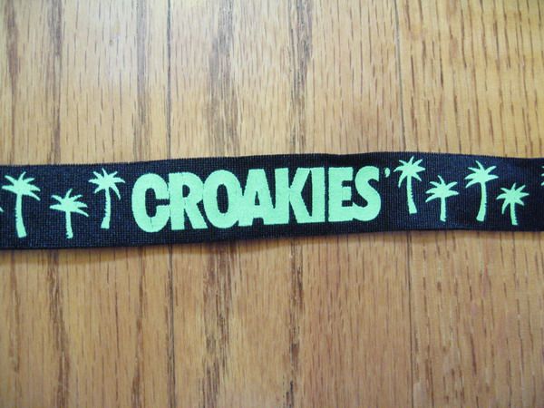 CROAKIES neoprene SUNGLASS STRAP 1980s Eyewear Retainer Skiing Fishing 