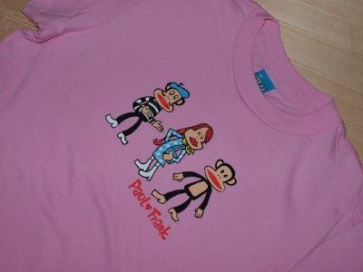 PAUL FRANK Parlez vous Julius? Pink NWOT  