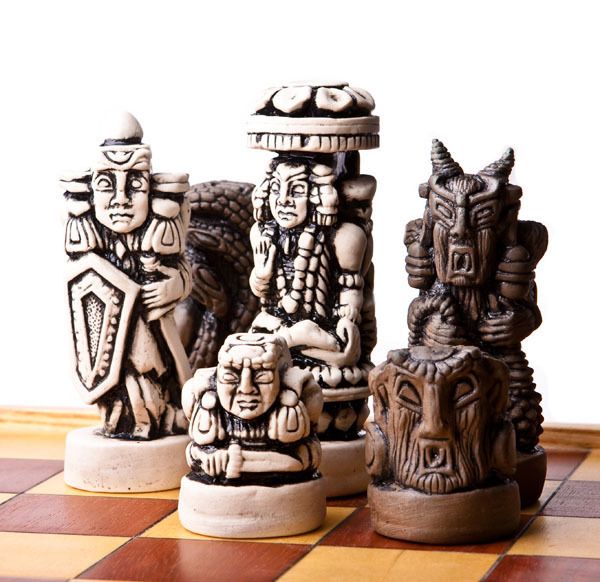 Chess Gods VS Demons for mens hearts. RARE. HAND MADE  