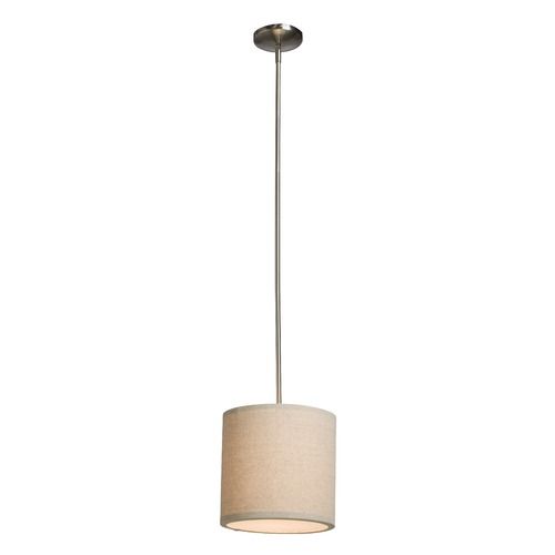 Artcraft Lighting Mercer Street One Light Mini Pendant Oatmeal SC520OM 