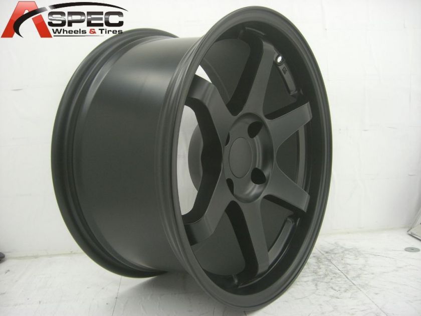   ES220 4X114.3 +0 OFFSET BLACK WHEEL NISSAN 240SX S14 aggressive  