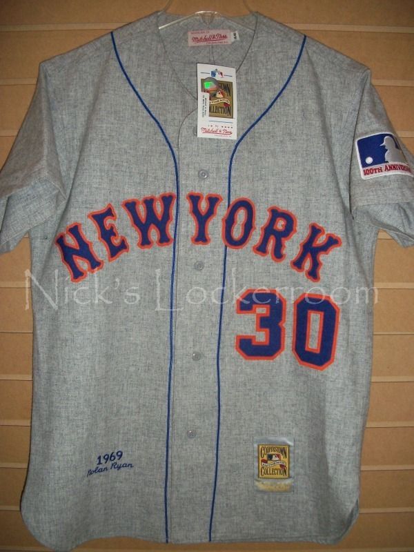 AUTHENTIC Mitchell & Ness 1969 New York Mets Nolan Ryan Throwback 