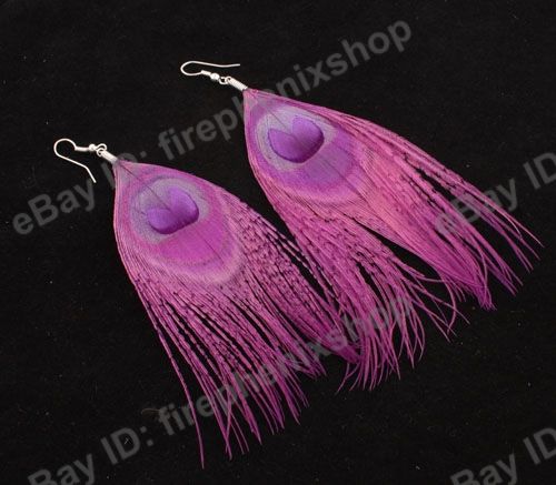 wholesale12 feather earrings jewelry store ear ringE33  