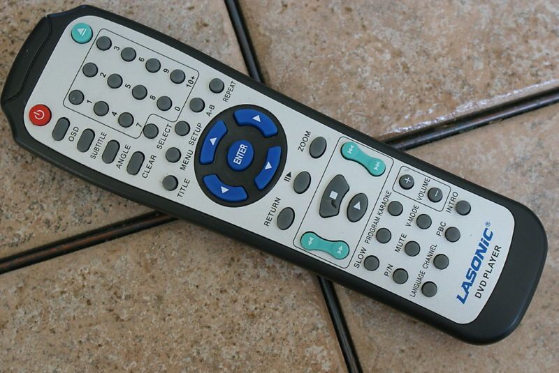 LASONIC JX 9003 DVD REMOTE CONTROL LASDVD01   ORIGINAL  