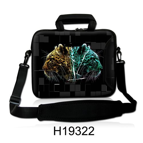 15.4 15.6 Leopard Laptop Sleeve Strap bag case cover LS134  