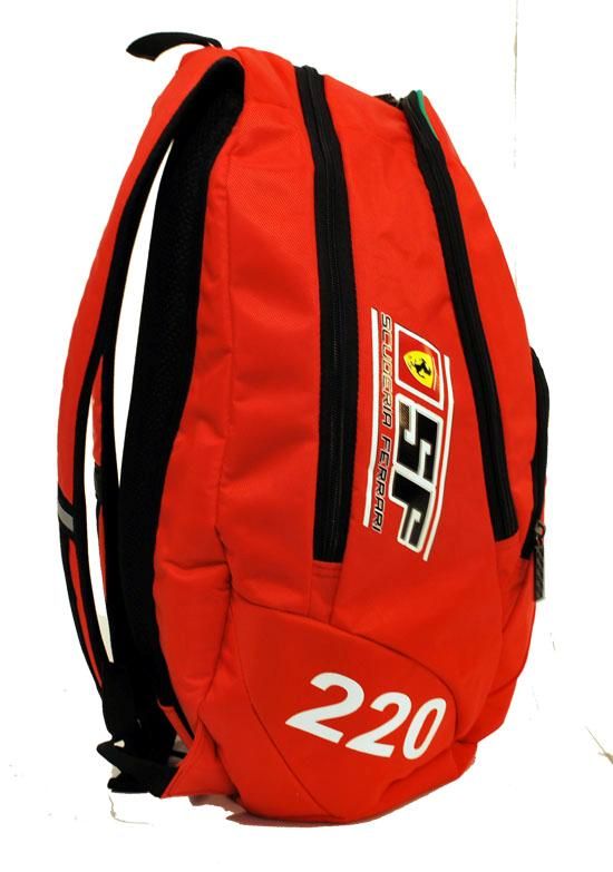 PUMA Ferrari SF Drive Backpack BookPacks Red 100% Nylon Bag 064912 01 
