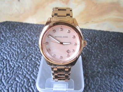 Michael Kors Womens Rose Gold Mother Of Pearl Watch MK5311 F19  