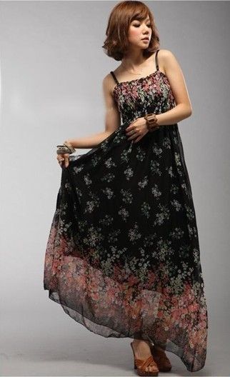 Long Maxi Boho Hippie DRESS 6 10 12 14 16 18 20 22 24  