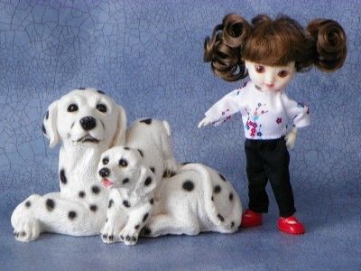 Tonner Ellowyne Antoinette, BJD, Sydney, Cami Dog Figure NICE  