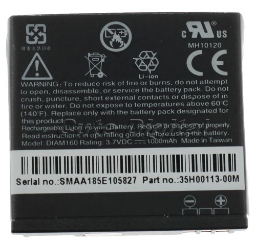 Battery 900mAh for HTC Touch Diamond P3700 Dopod S900  