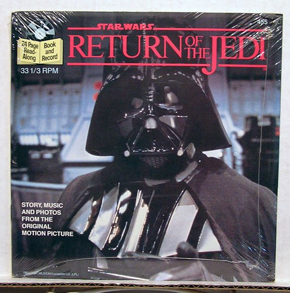 STAR WAR ROJ Read Along Book & RPM Record  SEALED  