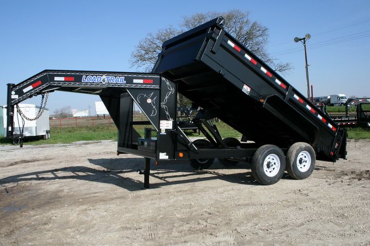 New 14 x 83 Gooseneck Hydraulic Dump Trailer w/7K Axles  