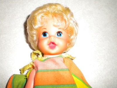 1968 Baby Fun 7 1/2 Doll & Dress Mattel Vintage  