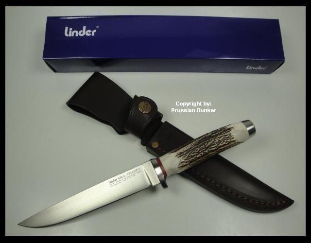 GERMAN LINDER HANDMADE CHAMP 2 STAG HUNTING KNIFE *WOW*  