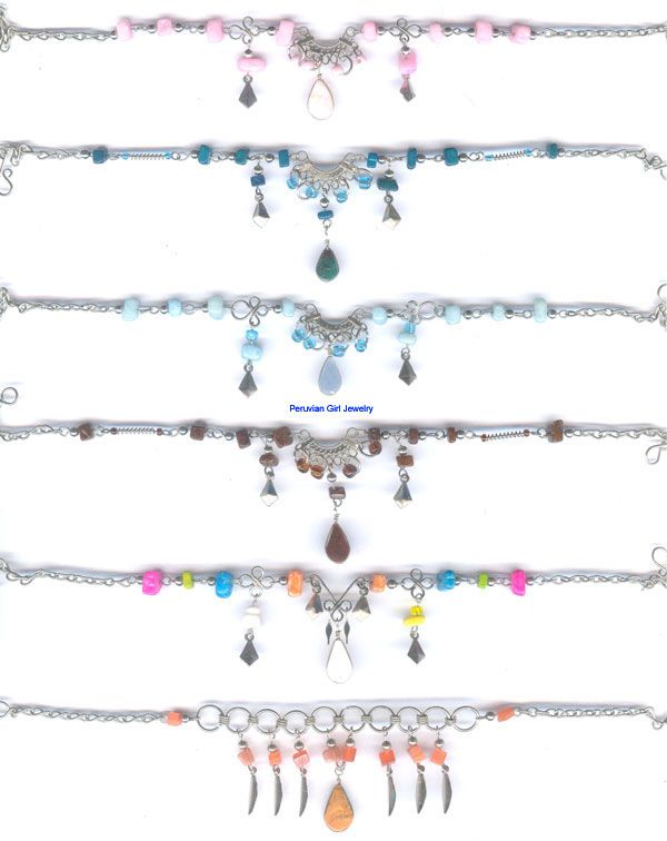 Beautiful Handmade Natural Stone Anklets That You Are Sure To Love.