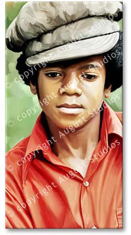 MICHAEL JACKSON Original Signed Artwork Rare print new CANVAS PAINTING 