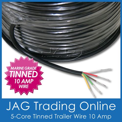 CORE MARINE GRADE TINNED 10 AMP TRAILER WIRE   BOAT  