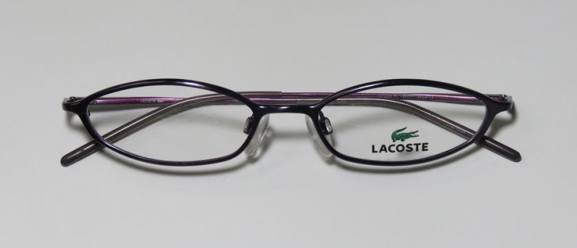 NEW LACOSTE 12203 49 17 135 FAST ORDER PROCESSING PLUM EYEGLASS 