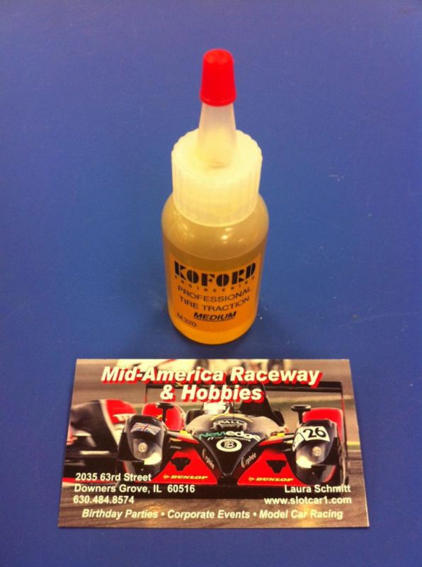 Koford Medium Glue Tire Traction Compound 1/24 Slot Car  