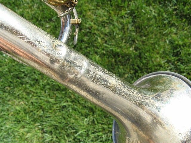 Vintage 1950‘s F.E. Olds Opera Model Silver Bell Trumpet  