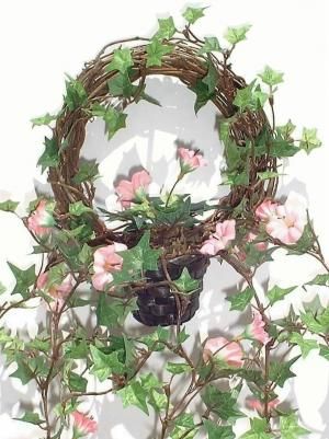   Ivies w/ Wreath   18 (46cm) Artificial Imitation Plants, Replica Ivy