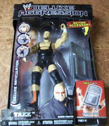 WWE JAKKS DELUXE AGGRESSION 15 TAZZ WRESTLING FIGURE  