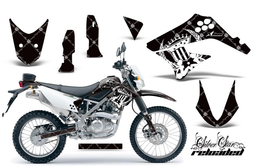   BIKE MOTORCROSS DECAL WRAP KAWASAKI D TRACKER KLX 125 10 12 RWK  