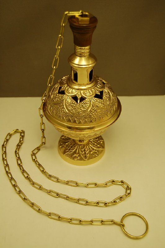 Classic Traditional Censer + Thurible   single chain + chalice co 