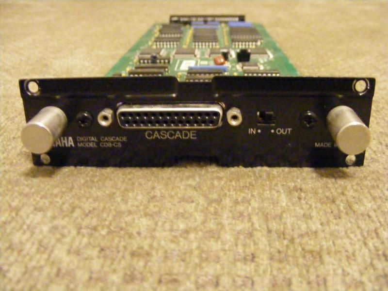 YAMAHA O2R DIGITAL CASCADE CARD CD8 CS 02R O3D MIXER  