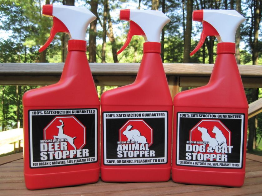 ANIMAL, DOG, CAT, AND DEER REPELLENT. SAFE, FOR ORGANIC GROWERS 