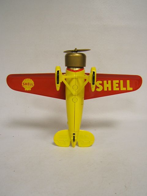 Die Cast Airplane Bank Shell Limited Ed Lockheed Vega  