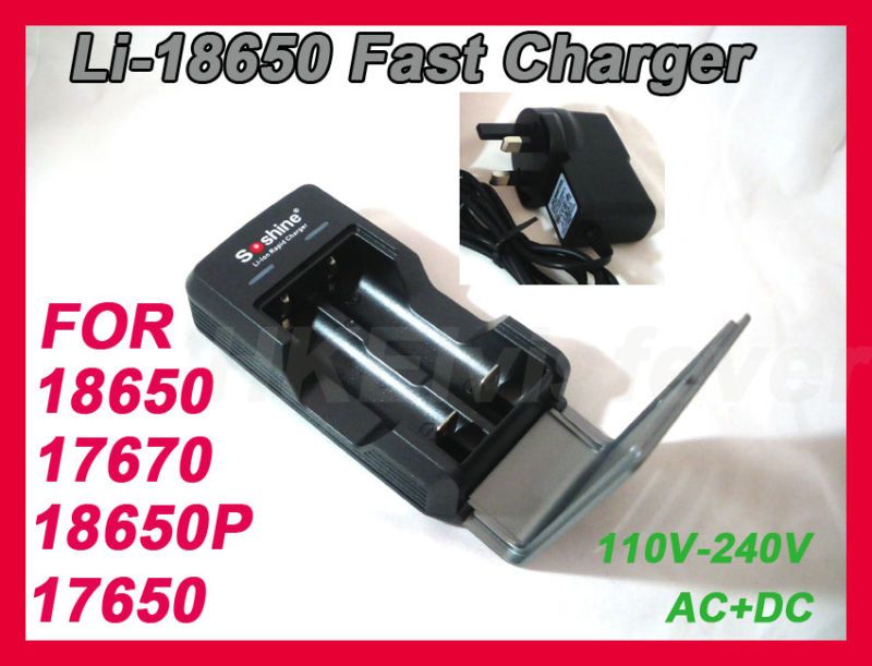 Soshine 18650 SC S2 Fast Charger 17670 17650  