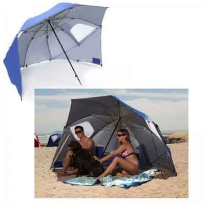 SPORTBRELLA SPORT BRELLA 8ft SHELTER UMBRELLA BLUE  