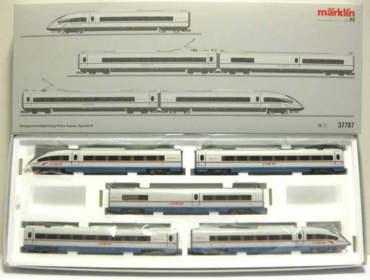 37787 MARKLIN HO Russian ICE Train Velaro Sapsan   NEW  