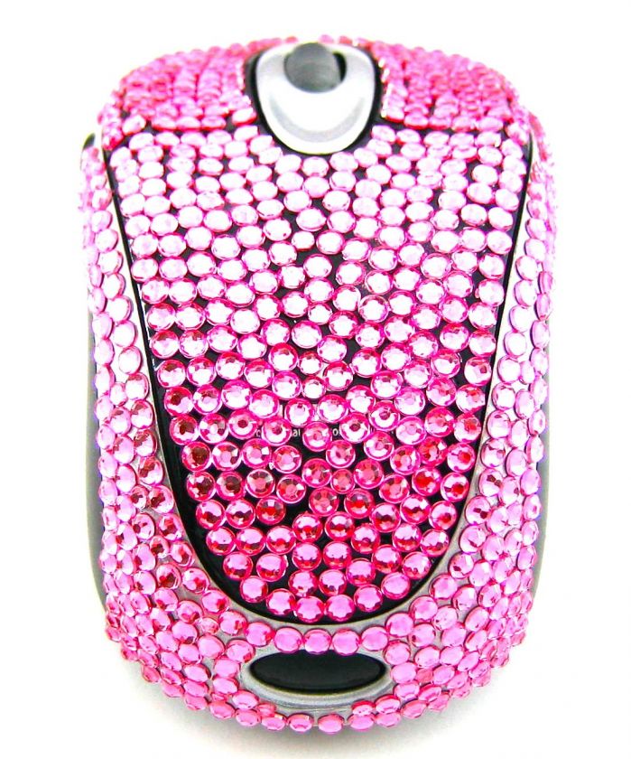 Pink Crystal Computer Wireless Keyboard Mouse Combo  